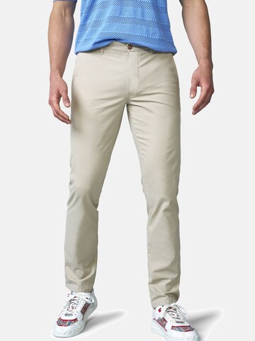 Regular Pantalon chino 'M5 Move 1-6025' MEYER en blanc : devant
