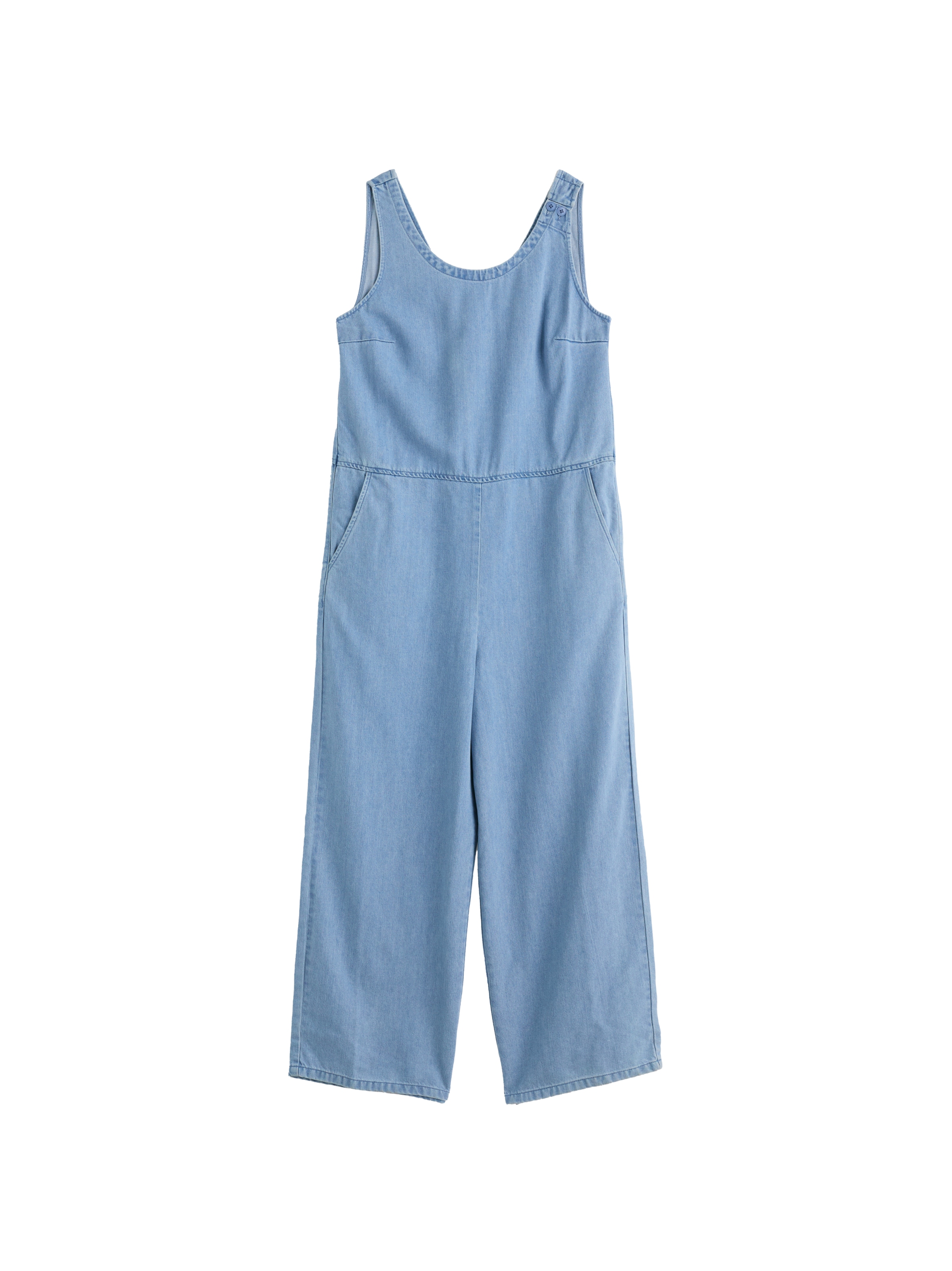 Seasalt Cornwall Jumpsuit 'Salt Air' i blå: forside