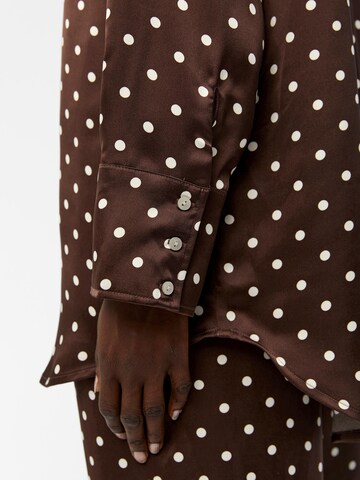 OBJECT Blouse 'Sutanna' in Brown