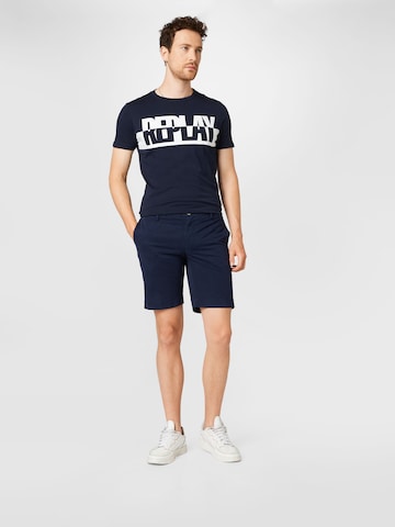 Hackett London Regular Shorts 'KENSINGTON' in Blau