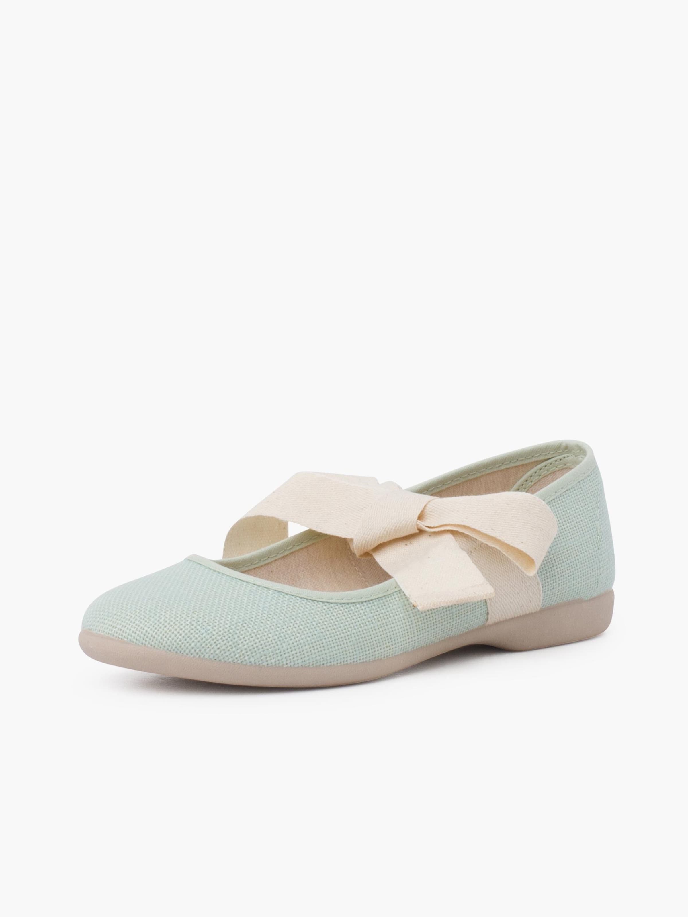 Pisamonas Ballet Flats in Green: front