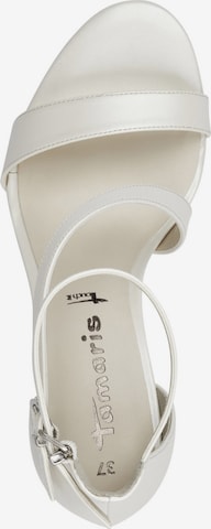 TAMARIS - Sandalias con hebilla en blanco