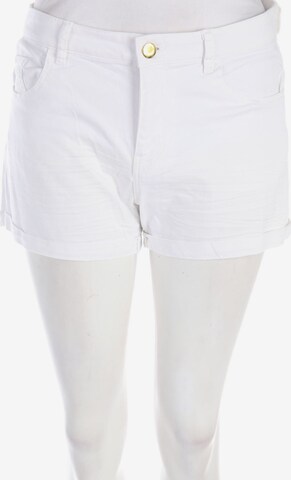 H&M Jeans-Shorts L in Weiß: predná strana