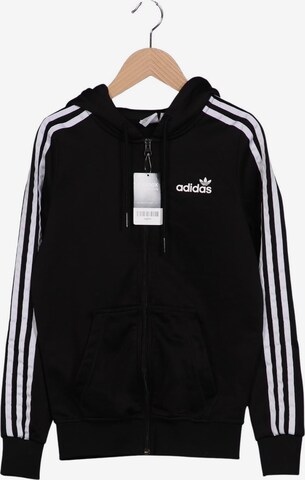 ADIDAS ORIGINALS Kapuzenpullover XXS in Schwarz: Vorderseite
