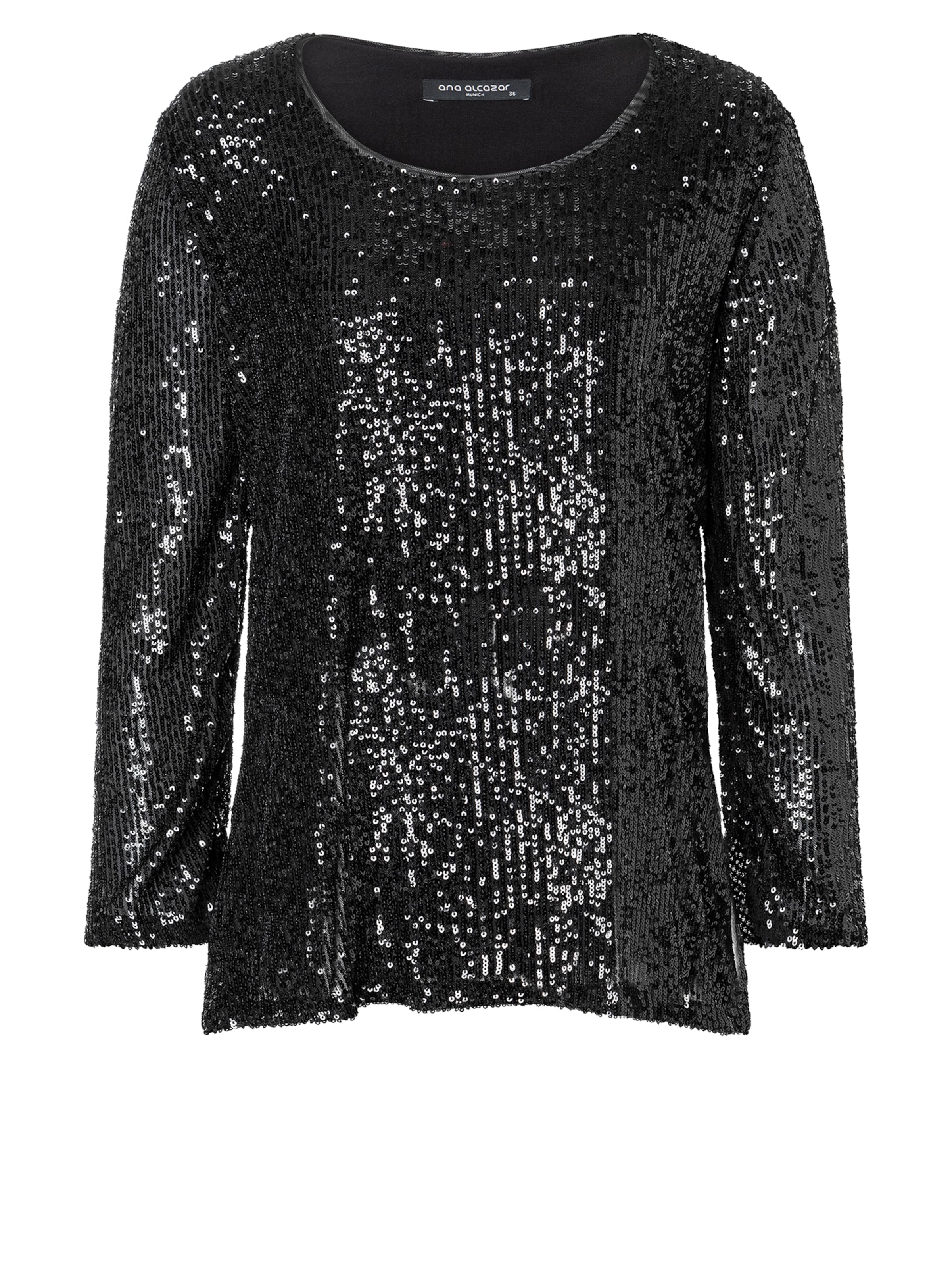 Ana Alcazar Shirt 'Saloa' in Black: front