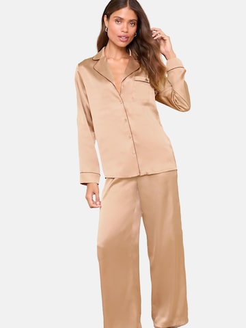 Pyjama Lipsy en beige : devant