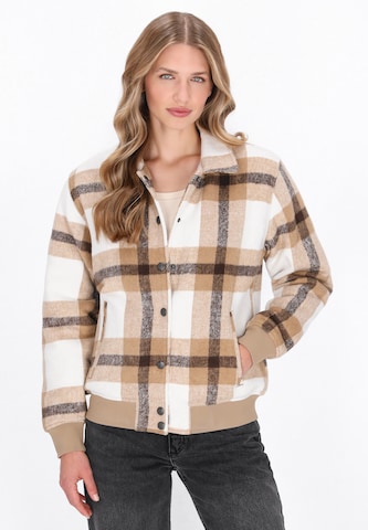 Veste mi-saison DreiMaster Vintage en beige : devant