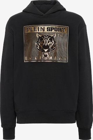 Plein Sport Sweatshirt 'Tiger' in Black: front