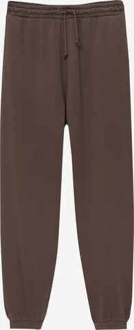 Pull&Bear Pants in Brown: front