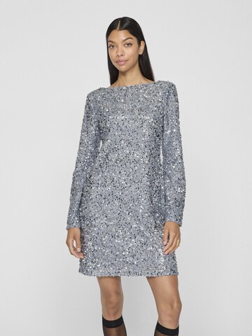 VILA - Vestido en plata: frente