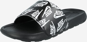 Nike Sportswear Mules 'VICTORI ONE SLIDE PRINT' in Black: front