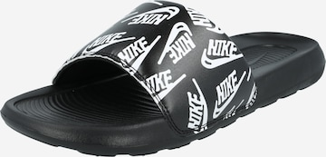 Nike Sportswear Pantolette 'VICTORI ONE SLIDE PRINT' i svart: framsida