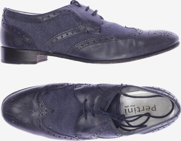 Pertini Flats & Loafers in 38 in Blue: front