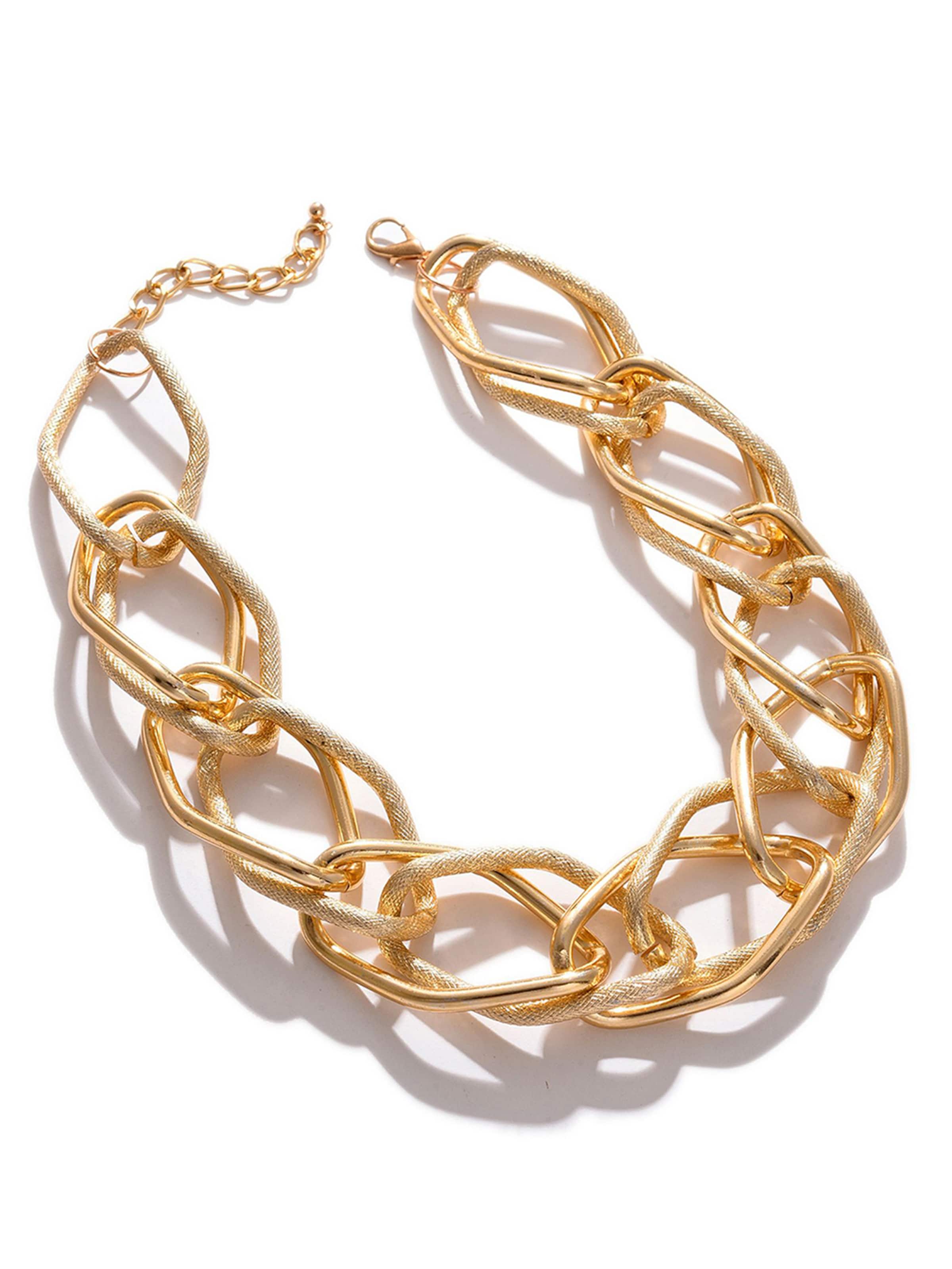 SOHI Łańcuszek 'Anj Mila' w kolorze złoty: przód