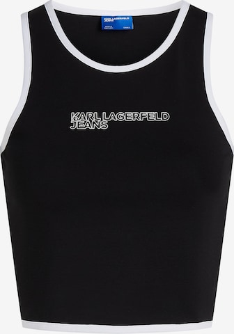 Top di KARL LAGERFELD JEANS in nero: frontale