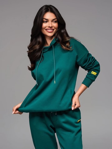 Ombre Sweatshirt 'OU-SNBC-0105' in Groen