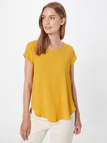 Camicia da donna 'VIC' di ONLY in giallo: frontale