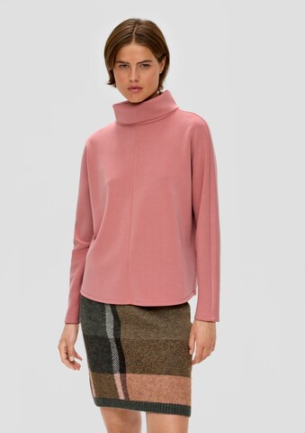 s.Oliver Sweatshirt in Pink: predná strana