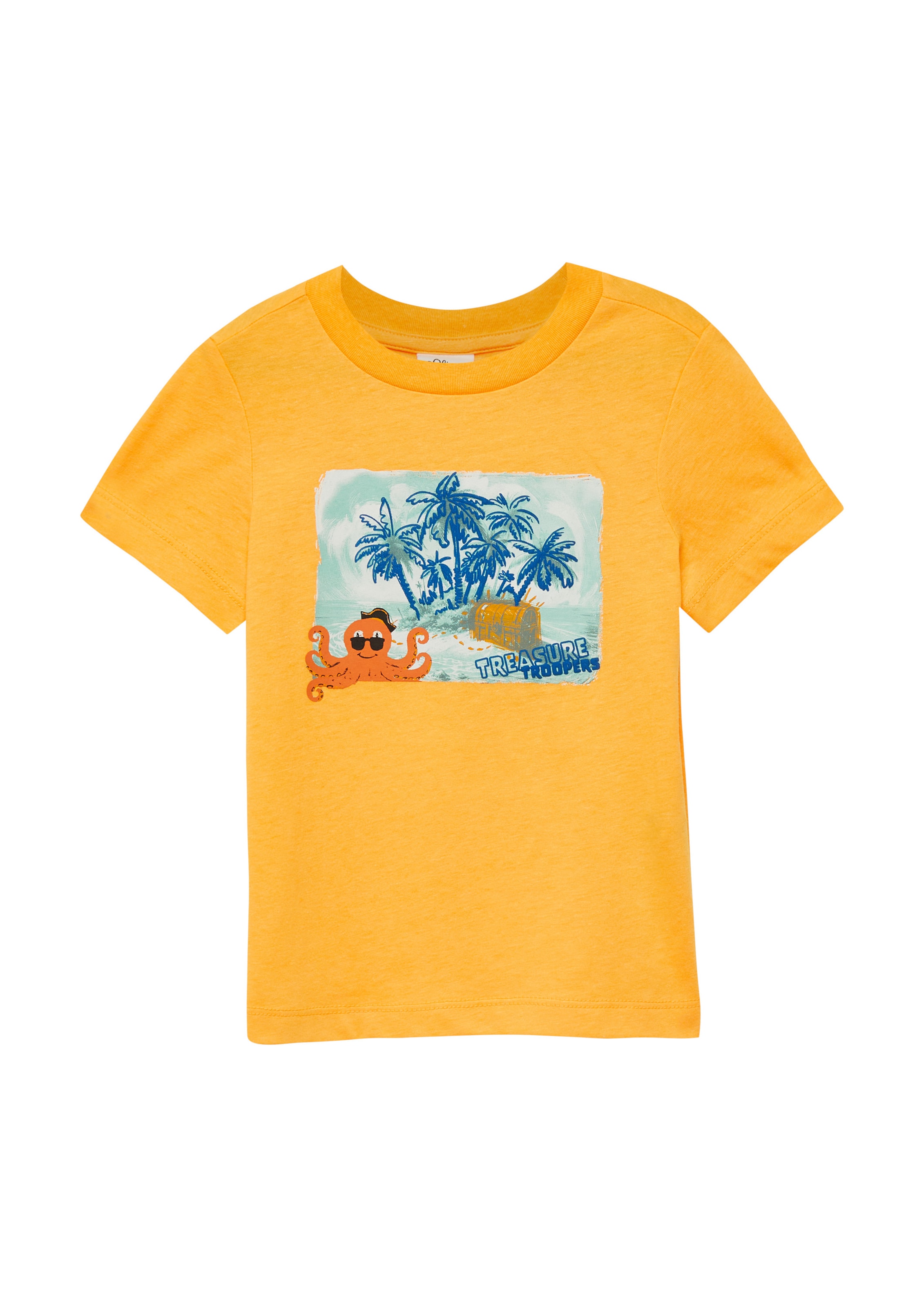 s.Oliver Shirt in Geel: voorkant