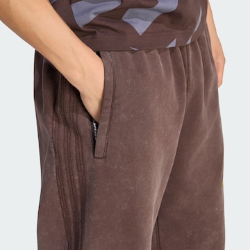 ADIDAS PERFORMANCE Loosefit Sporthose in Braun