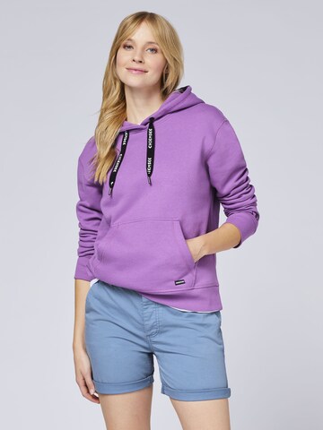 CHIEMSEE Sweatshirt in Purple: front