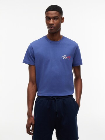 Tommy Jeans Μπλουζάκι σε μπλε: μπροστά