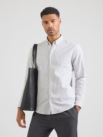 Lindbergh Přiléhavý střih Košile – šedá: přední strana