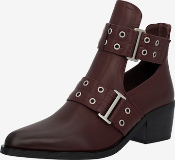 Bottines Salinyang en rouge : devant