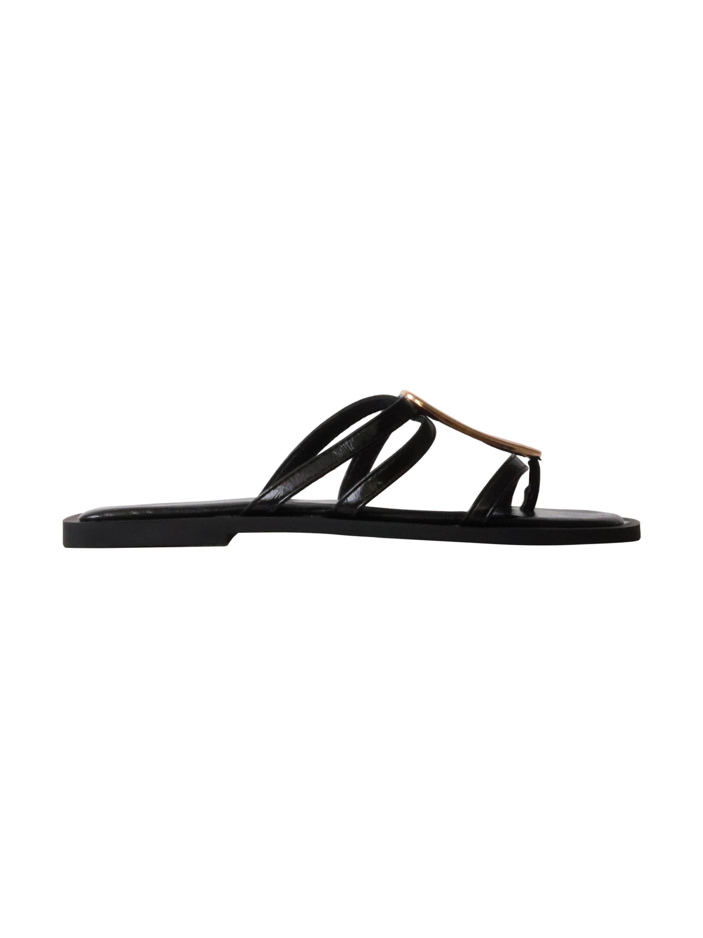Sixth Sense - Sandalias 'Flache Slipper-Sandalen „Paris“' en negro