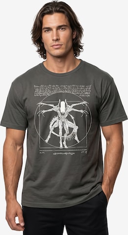 MAKAYA Shirt 'Alien' in Grey: front