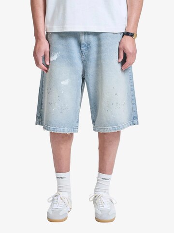 Reternity Baggy Shorts in Blau: Vorderseite