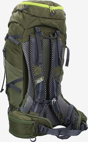 JACK WOLFSKIN Sports Backpack 'Crosstrail' in Green