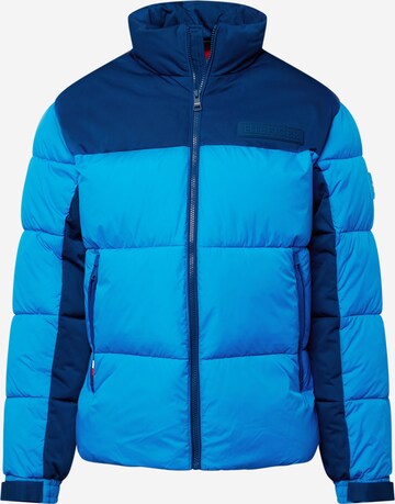 TOMMY HILFIGER Winterjas 'New York' in Blauw: voorkant