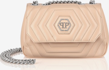 Philipp Plein Crossbody Bag ' Hexagon ' in Beige: front