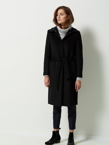 SELECTED FEMME Between-Seasons Coat in Black: front