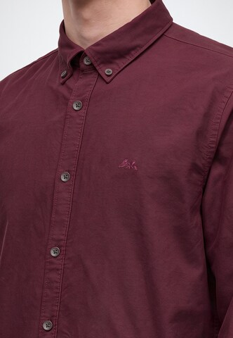 Regular fit Camicia di Lindbergh in rosso: frontale