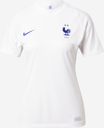 NIKE Spordisärk 'Frankreich Away Stadium EM 2021', värv valge: eest vaates