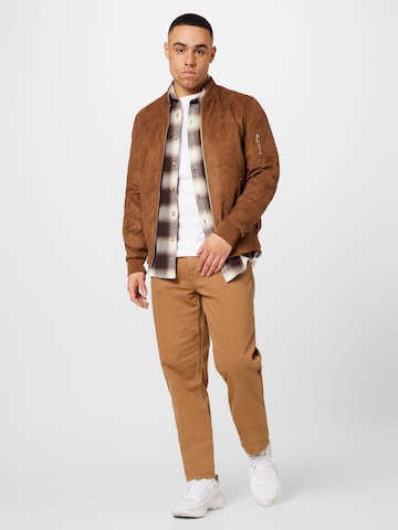 Abercrombie & Fitch Regular Fit Skjorte i brun