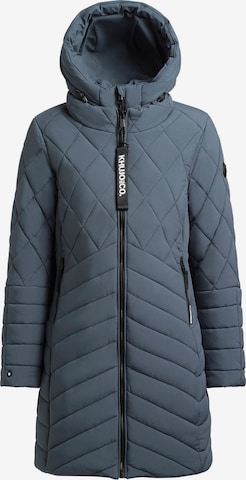 khujo Wintermantel ' IVANA ' in Blau: Vorderseite