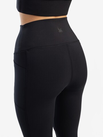 Skinny Pantalon de sport Spyder en noir