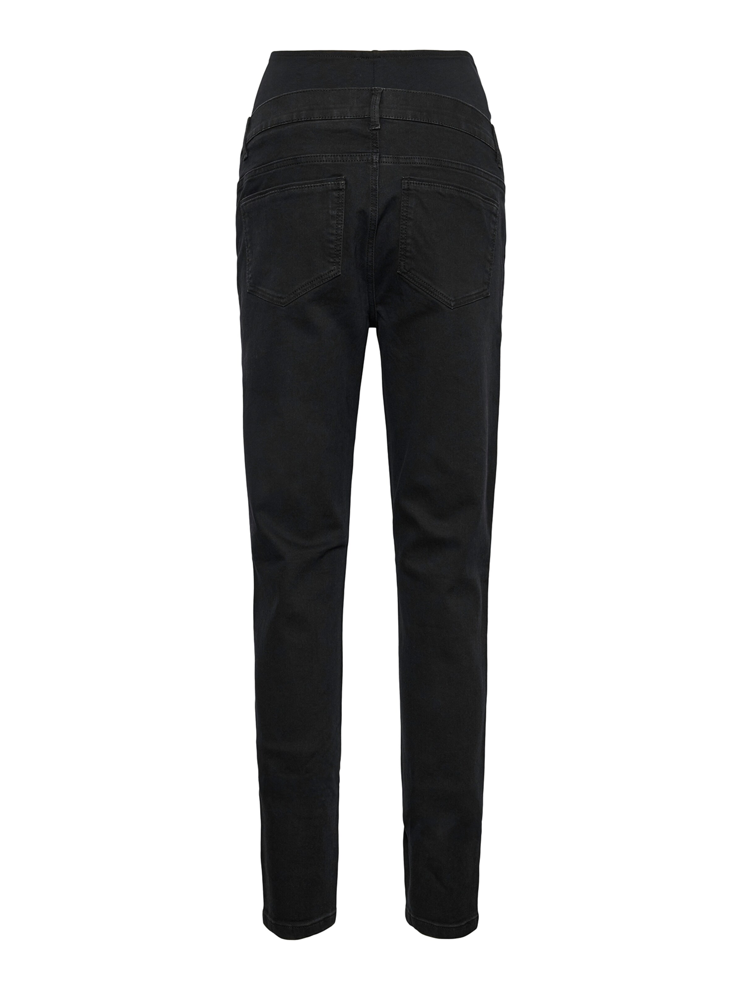 Coupe slim Jean 'MLKAIRO' MAMALICIOUS en noir