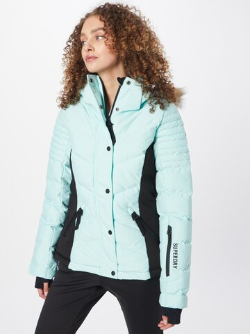 Superdry Snow Outdoor Jacket 'Snow Luxe' in Green: front