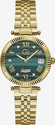 Gc Analog Watch 'Gc Flair' in Gold: front