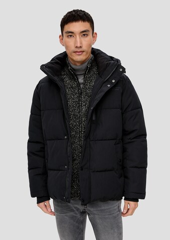 s.Oliver Winter Jacket in Black: front