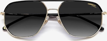 Lunettes de soleil 'Carrera 304/S - W97 9O Schwarz Gestreift mit Goldakzenten' Carrera en noir : devant