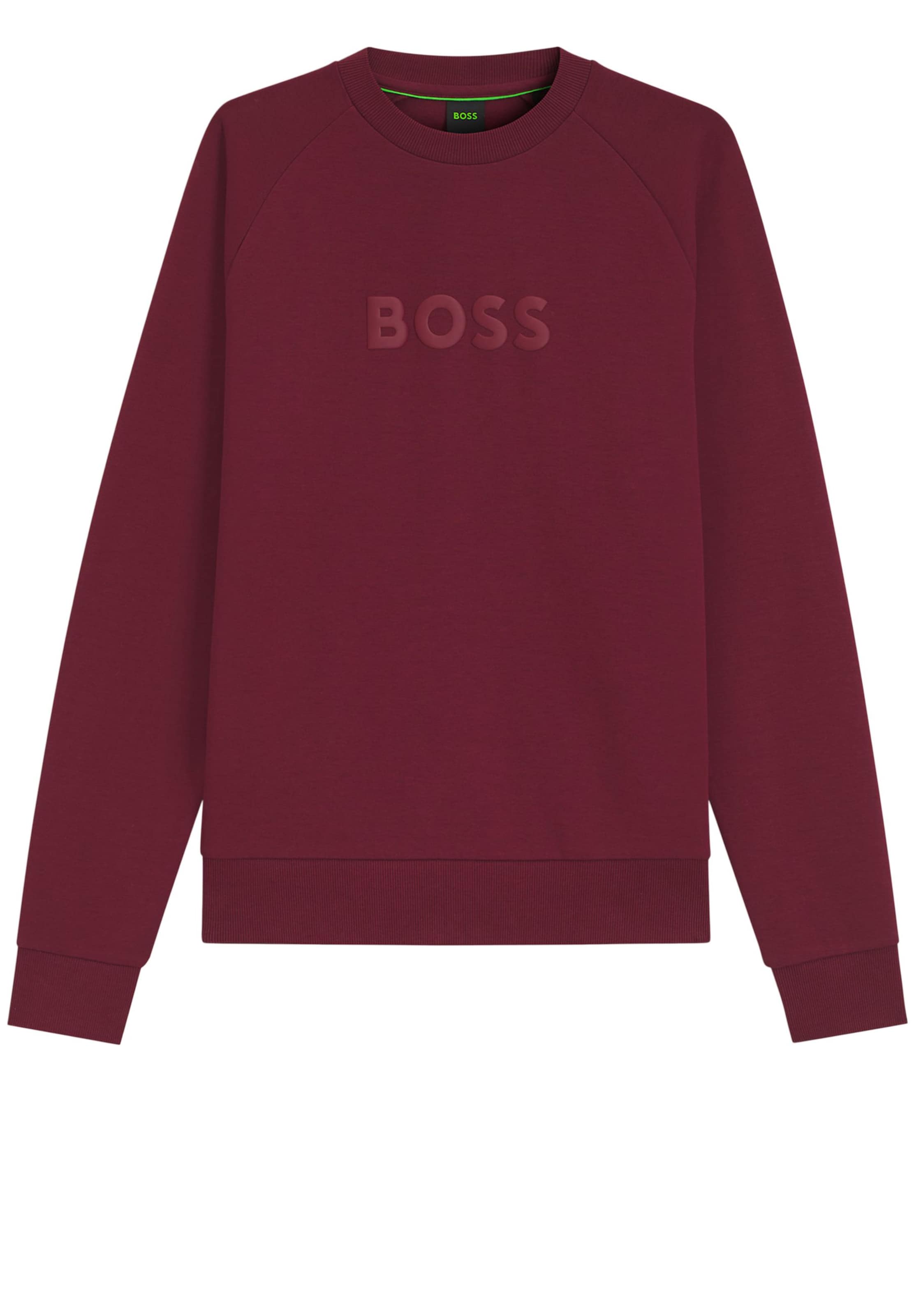 BOSS Sweatshirt ' Salbo ' in Rot: Vorderseite