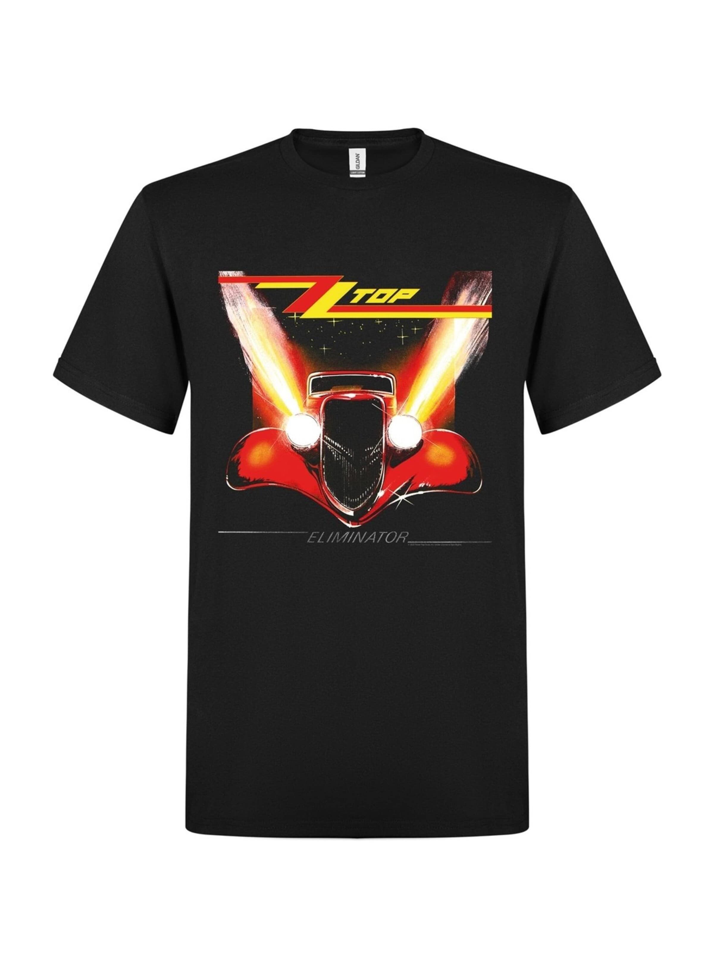 Rockshirts T-shirt 'ZZ Top - Eliminator  T-Shirt' i svart: framsida