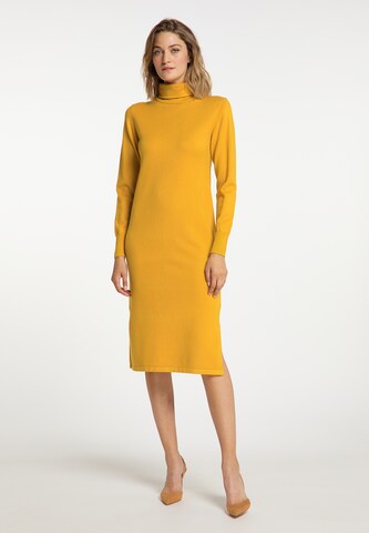 Usha Knitted dress in Yellow