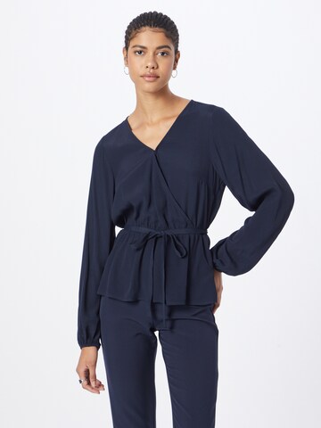 TOM TAILOR DENIM Blouse in Black: front