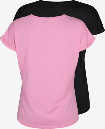 Zizzi Shirts 'Katja' i pink